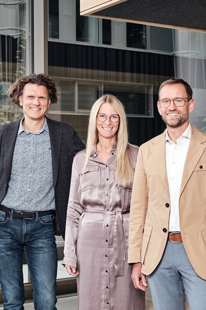 Die JobRad Gründerinnen Holger Tumat, Sandra und Uli Prediger